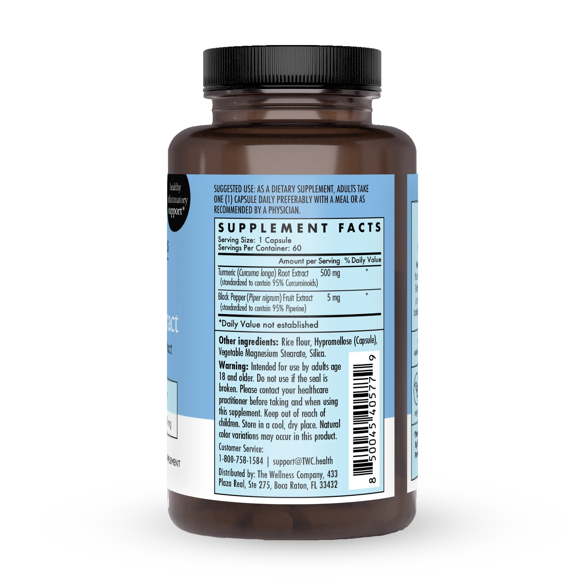 rtl Vitality Series: Turmeric Extract 60 ct - Image 3